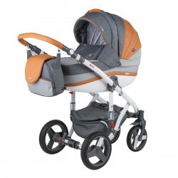 A21 - Детская коляска BeBe-Mobile MOVO 2 в 1 Carmel&Grey